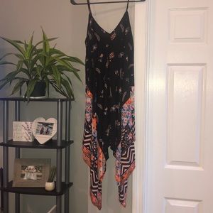 Express Floral Flowy Dress